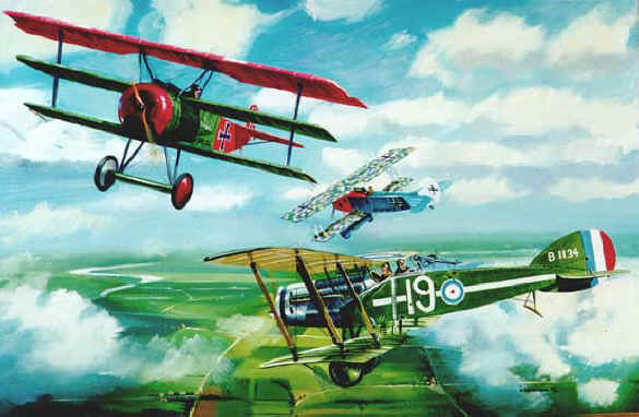 World War I was the first armed conflict in which airplanes played World War I was the first armed conflict in which airplanes played