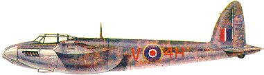 RAF Mosquito fighter plane of World War II