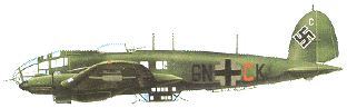 HE111 Heinkle bomber - Luftwaffe aircraft